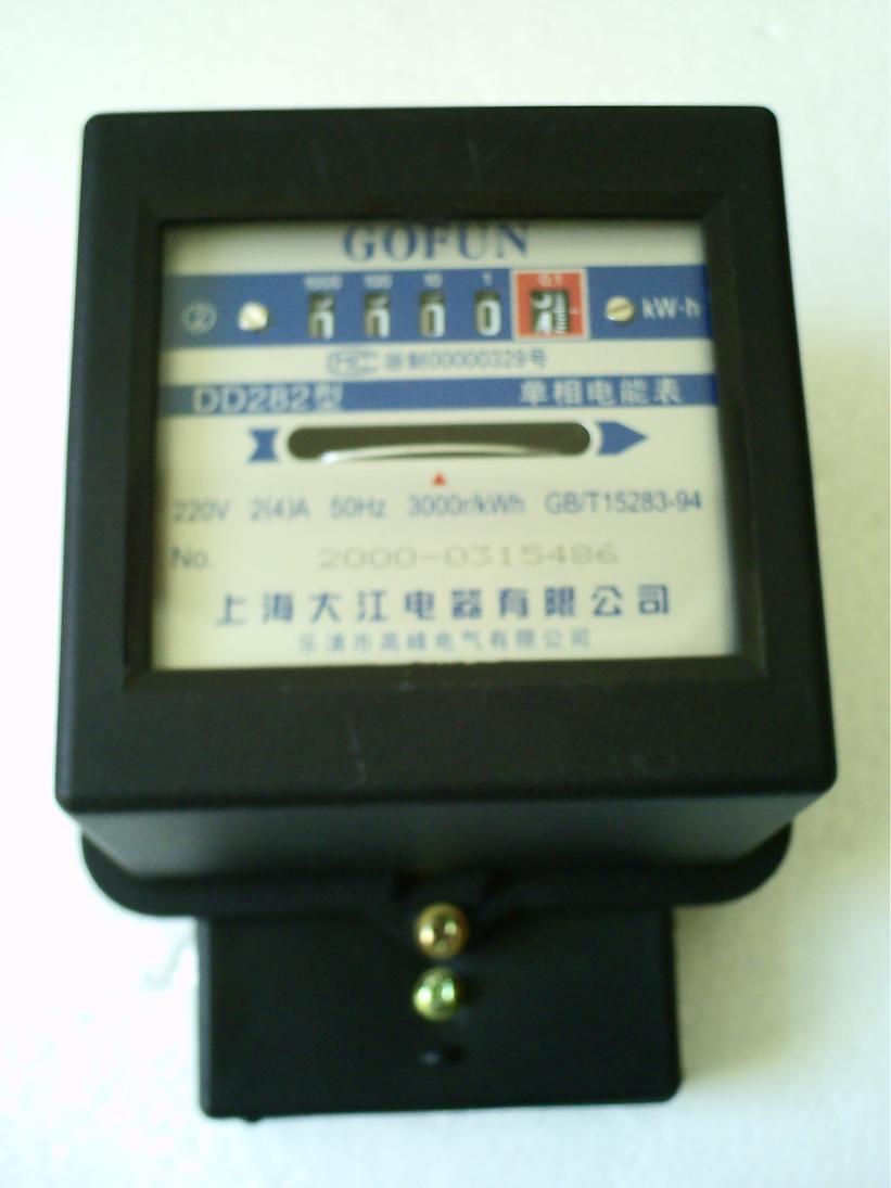 DD282单相电能表