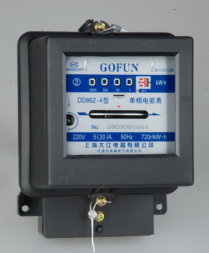DD862单相电能表