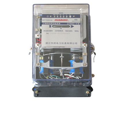 DT862-4三相四线机械式电能表 透明壳